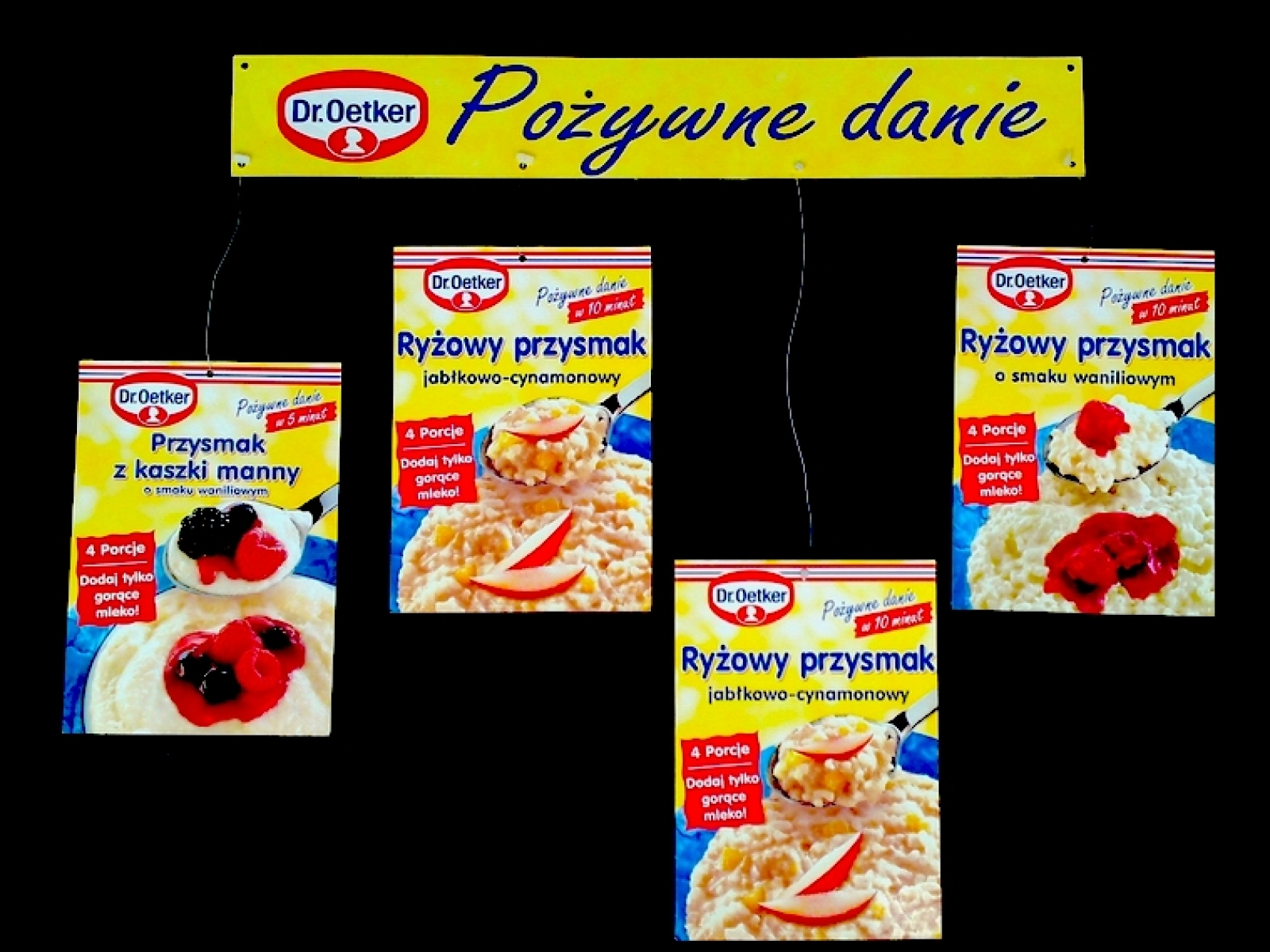 Materiały POS w Twojej firmie - HANGERY SUFITOWE