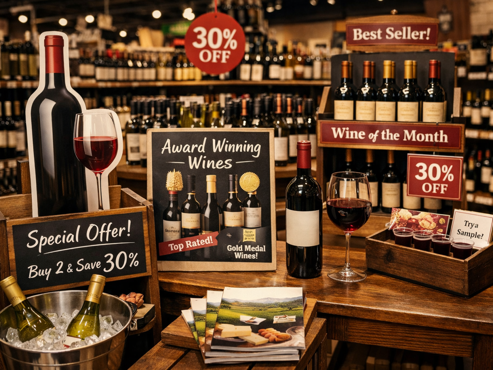 Jak materiały POS zwiększają sprzedaż win o 30%