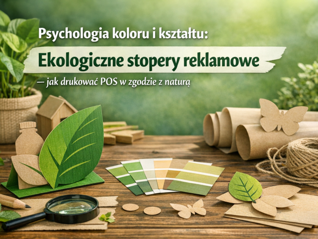Ekologiczne stopery reklamowe – Jak drukować POS w zgodzie z naturą? | Magnaprint
