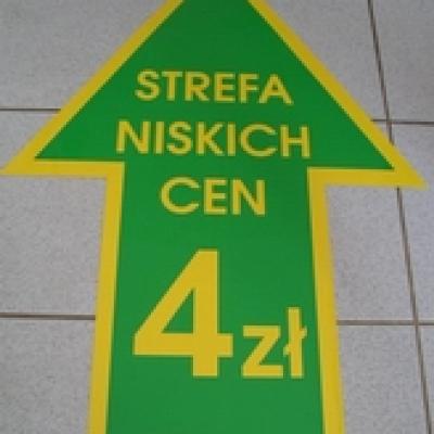 Dekoracja I Wizualizacja Sieci Handlowych Elementy Informacyjne Podwieszane Nalepki Podogowe 3 20180113 1721215892
